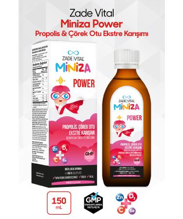 Zade Vital Miniza Child Power Propolis Black Cumin (1 Box) 150ml - Buy Online on GoSupps.com