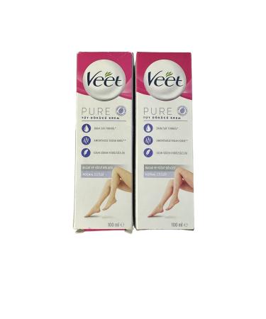 Elioure Pure Hair Removal Cream Legs and Body Area Normal Skin 2x100 ml