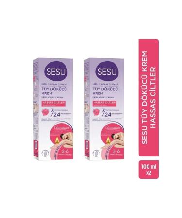 Elioure hair removal cream SENSITIVE SKIN 100ml 2 Pack 200 ml