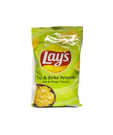 Lays Lay's Salt & Vinegar Chips 94gr X 10 Pcs