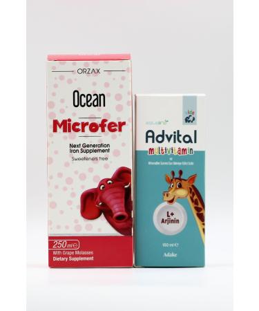 Ocean Microfer Liposomal Iron and Advital Syrup