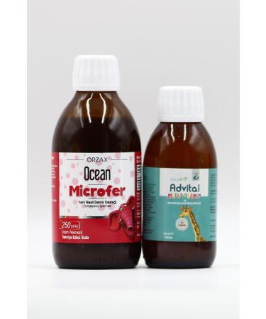 Ocean Microfer Liposomal Iron and Advital Multivitamin Syrup