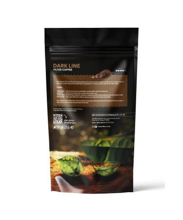 new coffee DL500GR Dark Line 500gr Ground Filter Coffee - Buy Online on GoSupps.com
