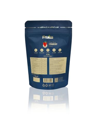 Fruita Whole Strawberry - Freeze Dried Fruit - 15 gr - 5 Pack Healthy Snack Freeze Dried - Buy Online on GoSupps.com