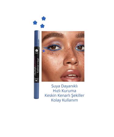 New Obsessions Double Headed Eyeliner with Flower Stamp Quick Dry Flower Eyeliner Stamp - Buy Online on GoSupps.com