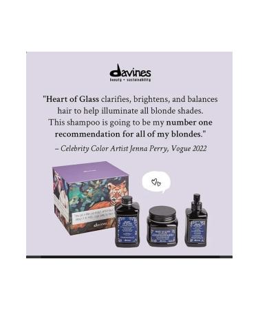 Davines Heart of Glass Set: Brightening Hair Care Set for Blondes (650 ml) ECBEAUTYQ1 - Buy Online on GoSupps.com