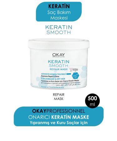 Okay Keratin Smooth Repair Mask 500ml