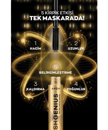 Avon True Lash Genius 5 Effect Mascara 10 Ml. Set of 10 - Buy Online on GoSupps.com