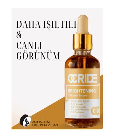 ocride Brightening Vitamin C Skin Serum 30ml Vegan Smoothing Fine Line Reducer (VITAMIN C) - Buy Online on GoSupps.com
