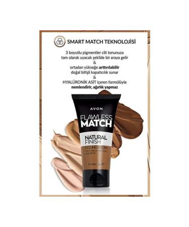 Avon Flawless Match Natural Liquid Foundation Spf20 30ml. 220g Light Nude - Buy Online on GoSupps.com