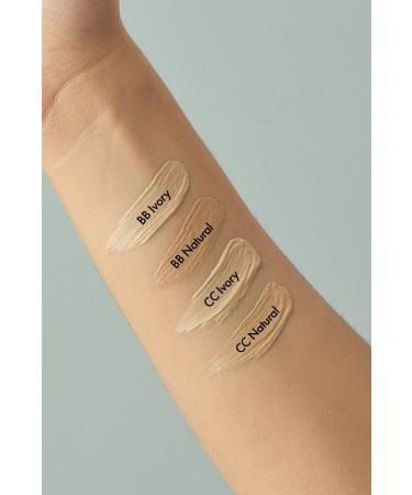 PURE BEAUTY Permanent Lively Bright Appearance Blemish Eliminating CC Cream-0CC5NATURAL eleg.2623 - Buy Online on GoSupps.com