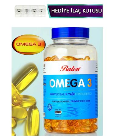 Balen Omega 3 Norwegian Fish Oil 1380 Mg 200 Capsule Form Fish Oil Softgel