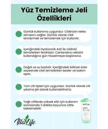  lla Life Natural Water Based Face Cleansing & Washing Gel Face Make-Up Remover Gel for All Skin Types 250 Ml - Buy Online on GoSupps.com