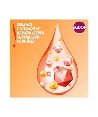 Elidor Superblend Hair Care Shampoo Instant Repair Care 400 ml X3 - Buy Online on GoSupps.com