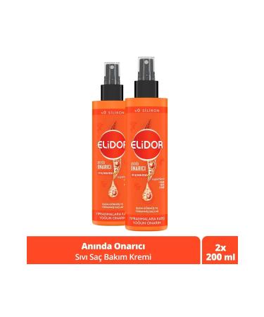Elidor Superblend Liquid Hair Care Conditioner Instant Repair Vitamin C Keratin Ceramide 200 ml X2
