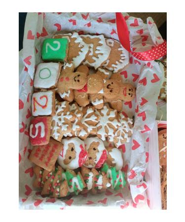 Handmade Gingerman Christmas Cookies 500 Gr