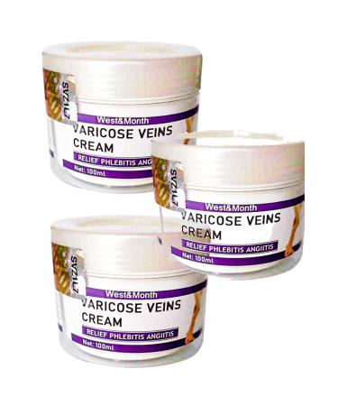 H NTOHU Varicose Veins Leg Care Cream 100 ml 3 Pieces