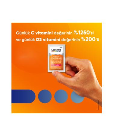 Centrum Immunity Vitamin C Max Effervescent Powder 14 Sachets - Buy Online on GoSupps.com