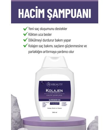 HBEAUTY Collagen and Keratin Anti-Hair Loss Fast Hair Growth Plumping Repairing Nourishing Shampoo - Buy Online on GoSupps.com