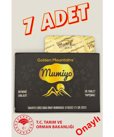 Golden Mountains Altay Mumiyo 30 Tablets X 7 PCS