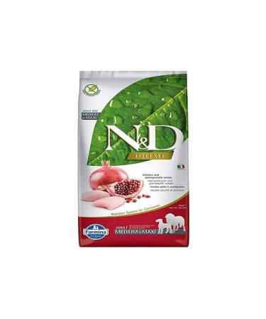 N & D Prime Grain Free Chicken and Pomegranate Medium and Large Breed Adult Dog Food 12 Kg