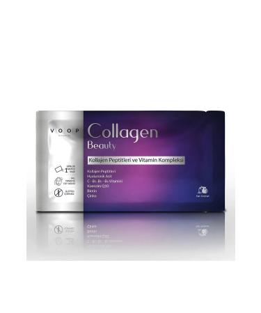 VOOP Collagen Beauty High Bioactive Hydrolyzed Collagen 0 Pure And Natural - 10 Powder Sachet - Buy Online on GoSupps.com