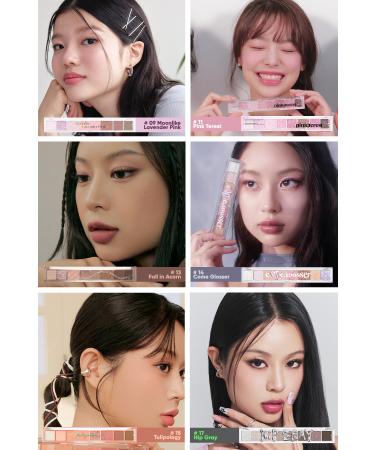 PERIPERA Matte Shiny and Glittery Intense Pigmented Eyeshadow Palette Peripera All Take Mood Palette (07 Nude Flex) - Buy Online on GoSupps.com