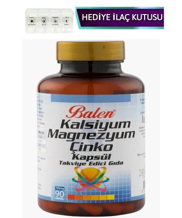 Balen Calcium & Magnesium & Zinc 90 Capsules Multivitamin