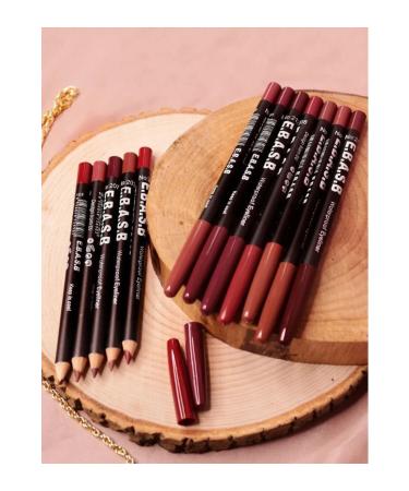 AcarlarTicaret 12 Piece Set Oil Colored Lip Pencil