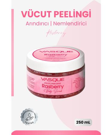 VASQUE Rasberry Body Scrub Body Peeling Collagen Incredible Effect