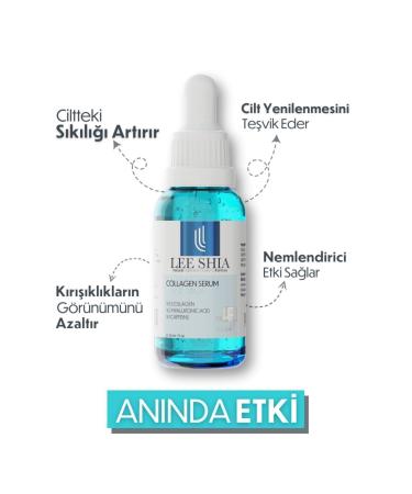 Lee Shia Skin Firming Collagen Serum 30 ml (COLLAGEN 5% HYALURONIC ACID 2% CAFFEINE 1%) - Buy Online on GoSupps.com