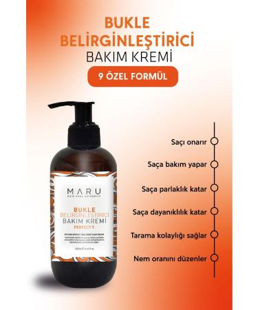 MARU Curly and Wavy Hair (BOUCLE) Curl Defining Care Cream 250 ml 8684091008187