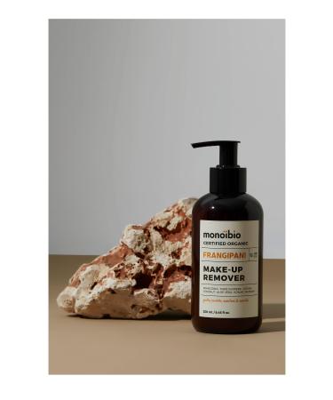 Monoibio Organic Certified Face and Eye Makeup Remover Cream - Frangipani Makeup Remover Milk 250 ml - Buy Online on GoSupps.com