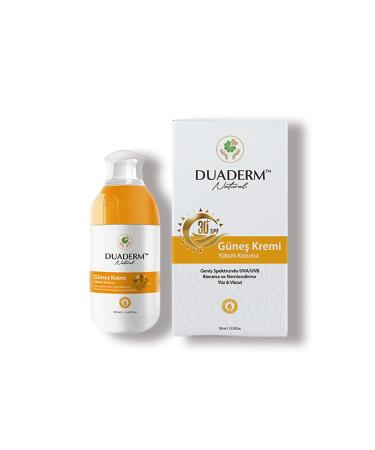 Duaderm Protective Face and Body Sun Cream 30spf (vitamin E + Uva Uvb) 100ml - Buy Online on GoSupps.com