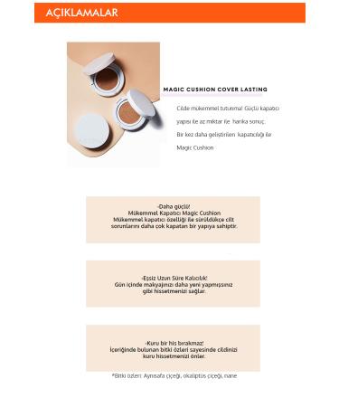 Missha Semi-Matte Look Long-Lasting Cushion Foundation Magic Cushion Cover Lasting SPF50+/PA+++ No.23 - Buy Online on GoSupps.com