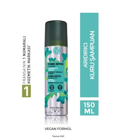 Yves Rocher Natural Powder Light Silky and Shiny Purifying Dry Shampoo eleg.2741