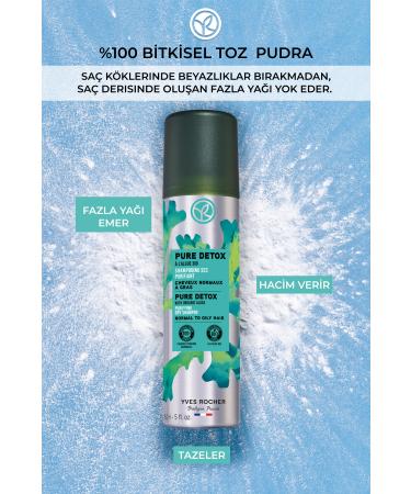 Yves Rocher Natural Powder Light Silky and Shiny Purifying Dry Shampoo eleg.2741 - Buy Online on GoSupps.com
