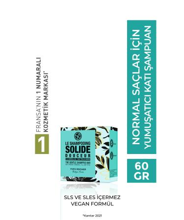 Yves Rocher Solid Shampoo that gently cleanses the hair giving it softness and flexibility eleg.2718