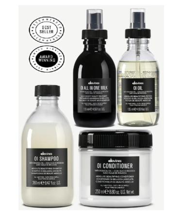 Davines Effortlessly Messy Waves Set: OI Shampoo Conditioner All In One Milk Oil (800 ml) ECBEAUTYBESTQ1 - Buy Online on GoSupps.com