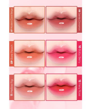 CLIO Non-sticky Intense Shimmer Tint Clio Crystal Glam Tint (12 Fiery Rose) - Buy Online on GoSupps.com