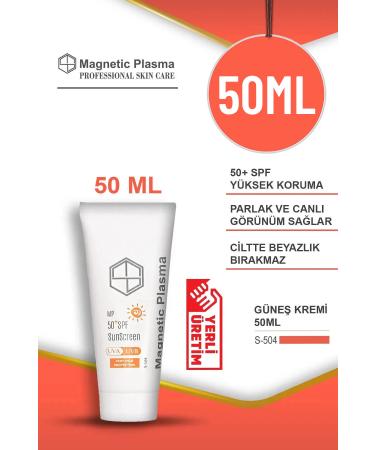MAGNETIC PLASMA 50ml - Face Sun Cream - High Protection for All Skin Types - Spf50 - Uva-uvb