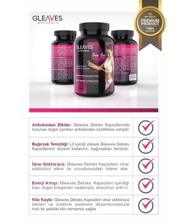 Gleaves Naturals Herbal Detox Capsule 1 Month Use - Buy Online on GoSupps.com