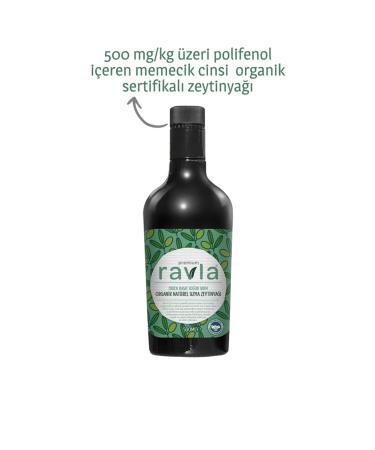 Ravla High Polyphenol Organic Extra Virgin Olive Oil - 500ml - Buy Online on GoSupps.com