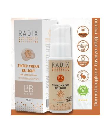 Radix Bb Cream Tinted Light Spf50 40 ml - Buy Online on GoSupps.com