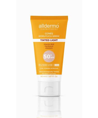 Alldermo Spf50 Tinted Light Cream 50 ml - Buy Online on GoSupps.com