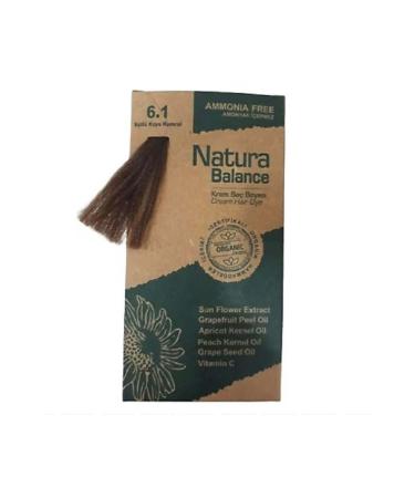 NATURABALANCE Natura Balance Organic Cream Hair Dye 60 ml - 6.1 Ash Dark Blonde