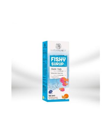 Natural Nest Fishy Fish Oil Syrup Orange Flavored 150 ml