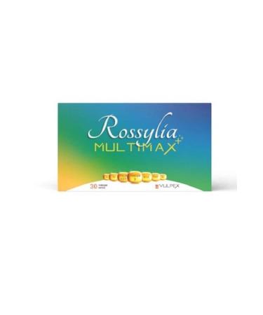 Rossylia Multimax Omega 3 Folic Acid Iodine B12 Multivitamin And Multimineral 30 Capsules