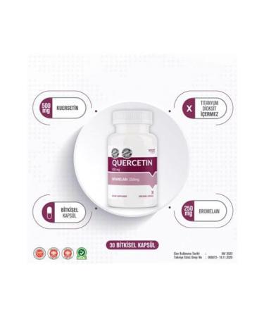 Smartdrops Smart Caps Quercetin 500 Mg 30 Capsules - Buy Online on GoSupps.com