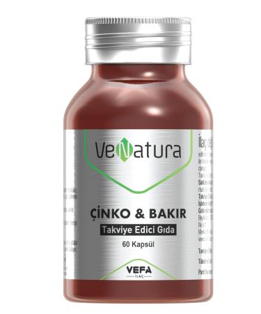 Venatura Zinc & Copper 60 Capsules